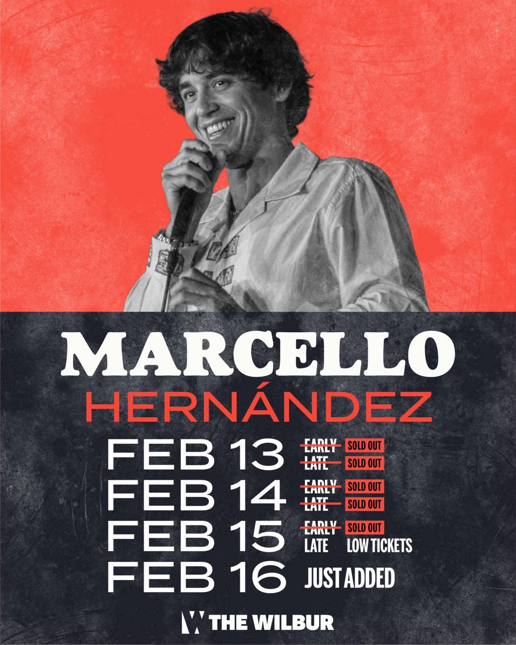 Marcello Hernandez 2026 concert poster